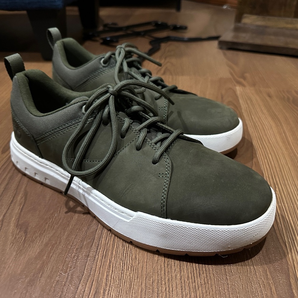 Timberland Olive Dress Sneakers